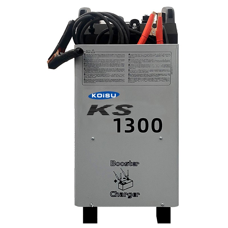 Thiết bị nạp ắc quy và khởi động đề 12-24V/60A/1300A (1pha) đã bao gồm cáp kết nối, model: KS-1300