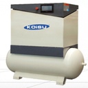 Máy nén khí trục vít 10Hp, 3pha, bình tích 300 lít