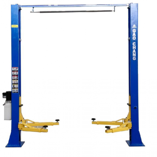 [GC-GC-40PRO-A:06] Cầu nâng 2 trụ thủy lực có cổng 4 tấn (3 pha, màu ghi RAL 7016).