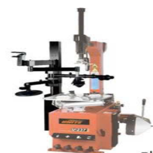 [PULI-KU-237:01] Máy ra vào lốp xe con 1.1 kW, 1143 mm (3 pha, màu đỏ) (bao gồm tay hỗ trợ bên trái)