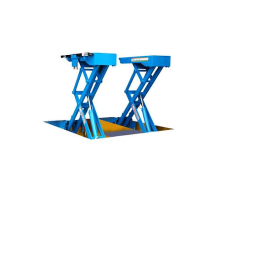 [CLEO-SL-568-SA:06] Cầu nâng cắt kéo nâng bụng loại 3.5 tấn, lắp chìm, RAL5002) Có tay cầu SUV, (3 Pha, màu xám 7016), Model: SL-568-SA